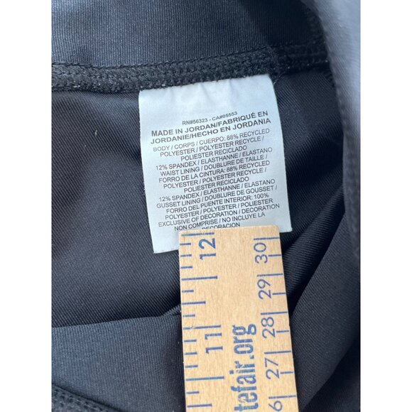 Nike Dri-Fit Capri Length Leggings Womens M Black 22" inseam Gym - Picture 4 of 7